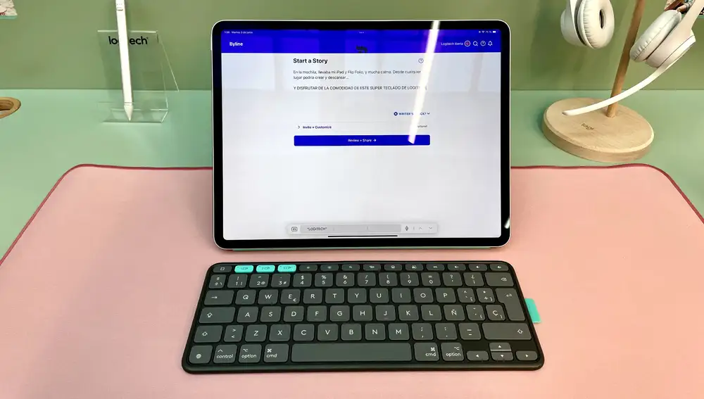 Logitech Flip Folio está disponible en color negro grafito