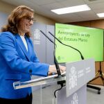 La ministra de Sanidad, Mónica García