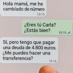 Esta mujer envió 4.788 a su 'hija en apuros' 