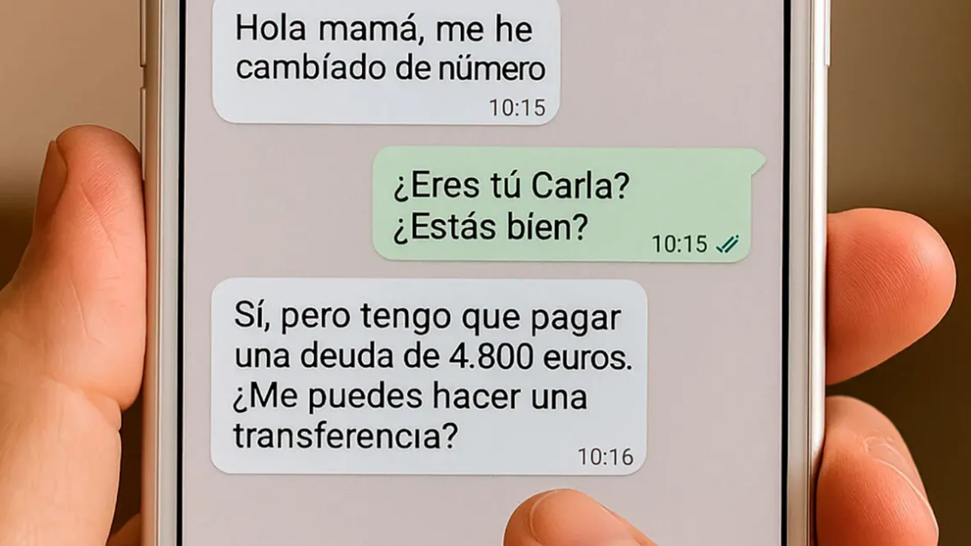Esta mujer envió 4.788 a su 'hija en apuros'