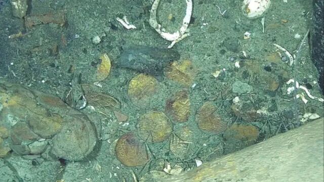 No solo se encontraron monedas, también otros artefactos que permiten recrear la vida a bordo.