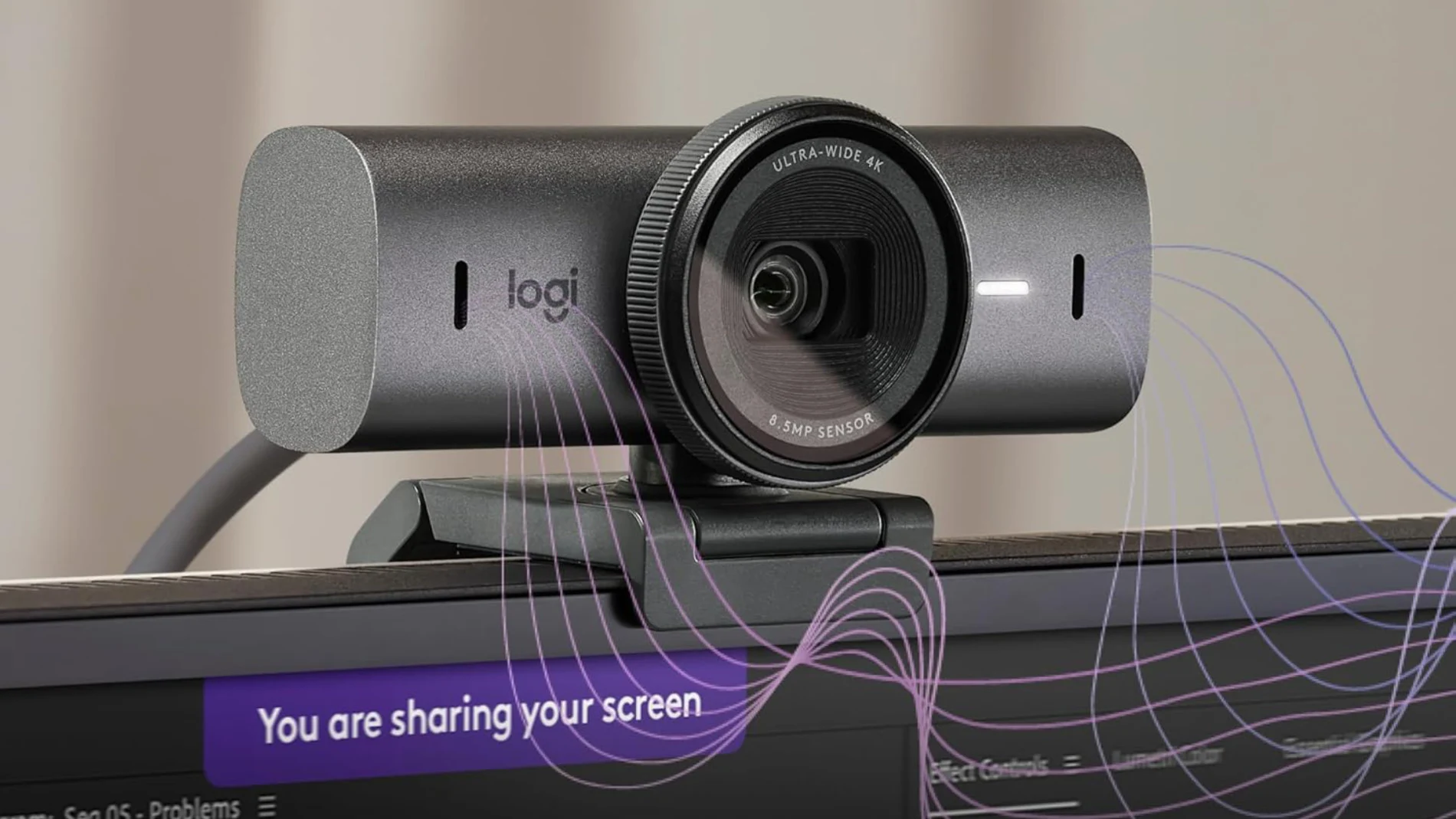 La cámara Logitech MX Brio es compatible con Microsoft Teams, Zoom y Google Meet
