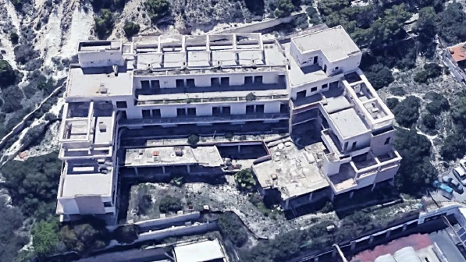 Imagen del hotel que ahora se terminará de construir en Alicante