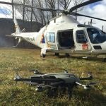 Uno de los 15 modelos de drones que conforman el escudo defensivo