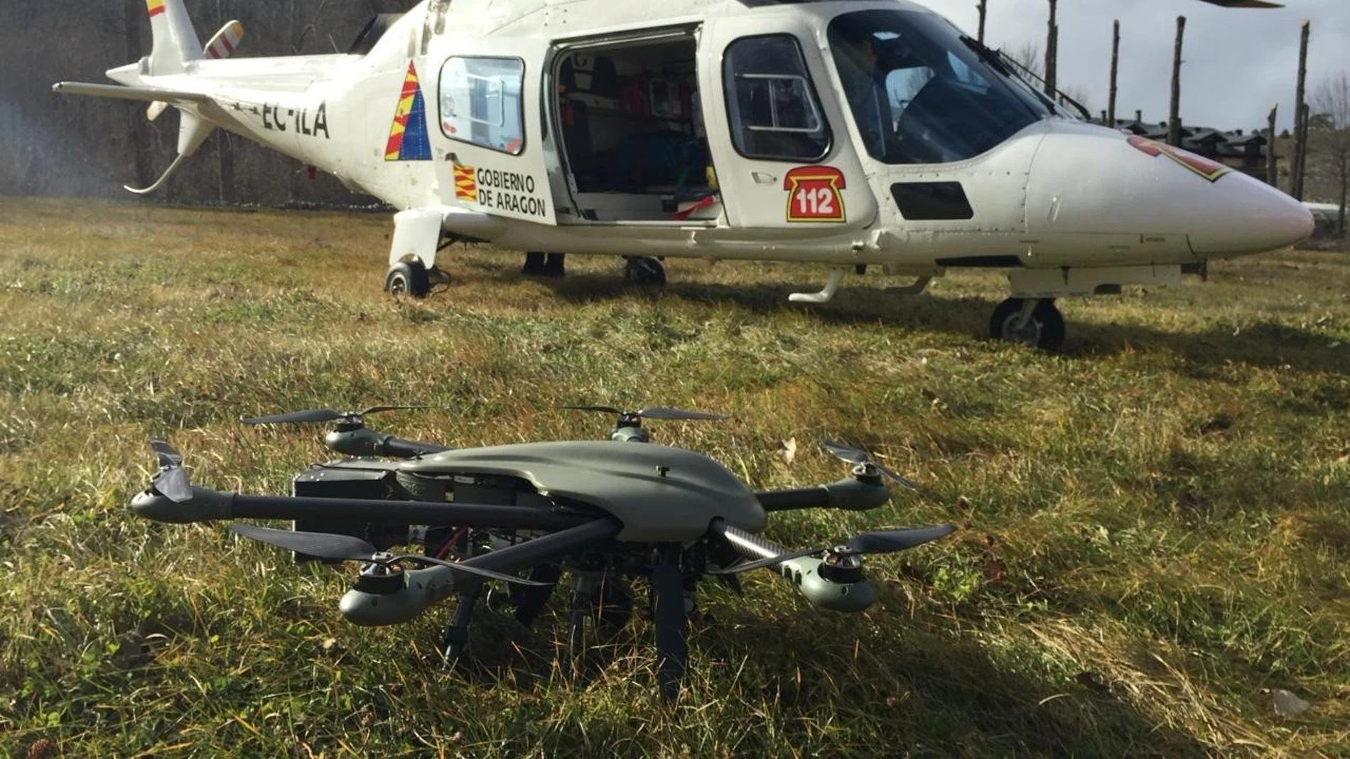 Uno de los 15 modelos de drones que conforman el escudo defensivo
