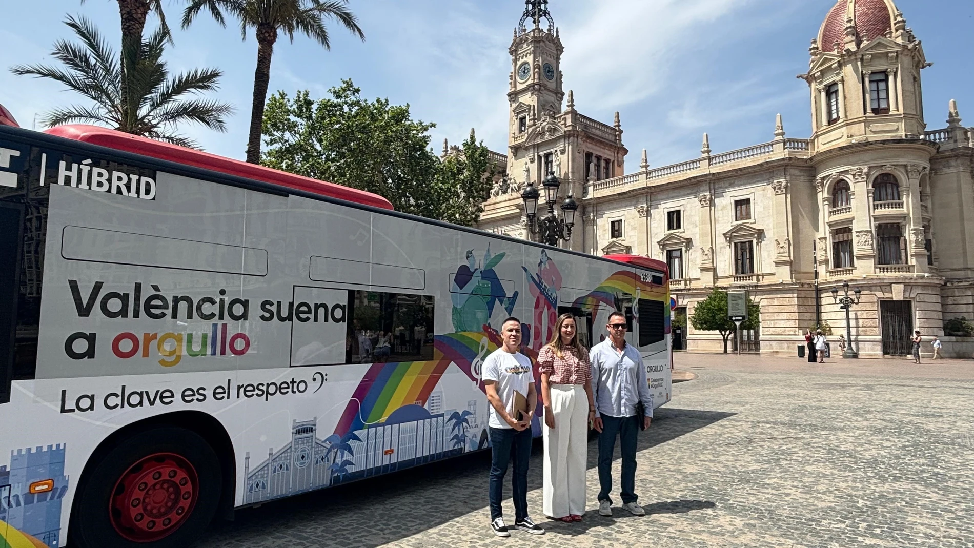 Presentación de la campaña 'València suena a Orgullo: la clave es el respeto' REMITIDA / HANDOUT por AYUNTAMIENTO DE VALÈNCIA Fotografía remitida a medios de comunicación exclusivamente para ilustrar la noticia a la que hace referencia la imagen, y citando la procedencia de la imagen en la firma 12/06/2025