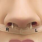 Tubos bajo la nariz midieron el flujo de aire de cada fosa nasal, revelando la huella respiratoria única de cada persona.