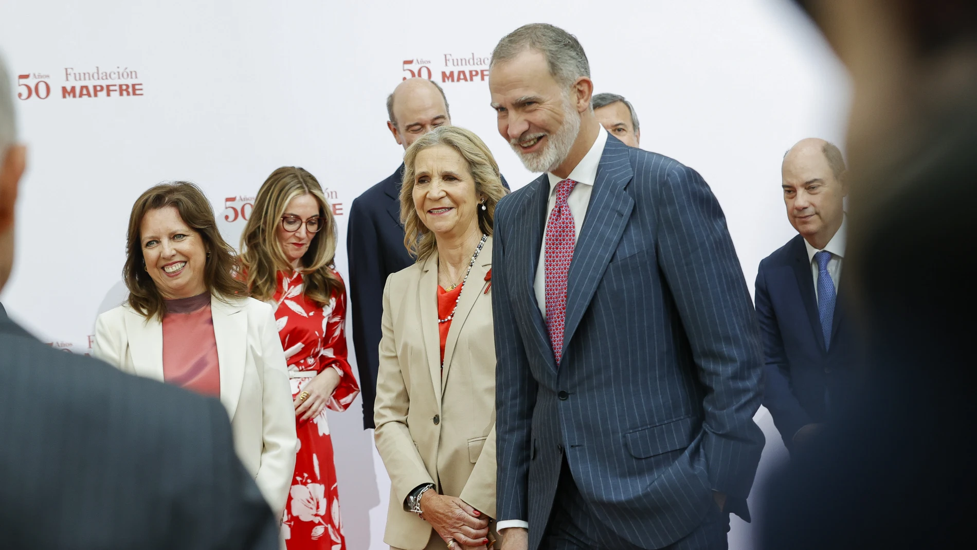 El Rey Felipe VI y la Infanta Elena