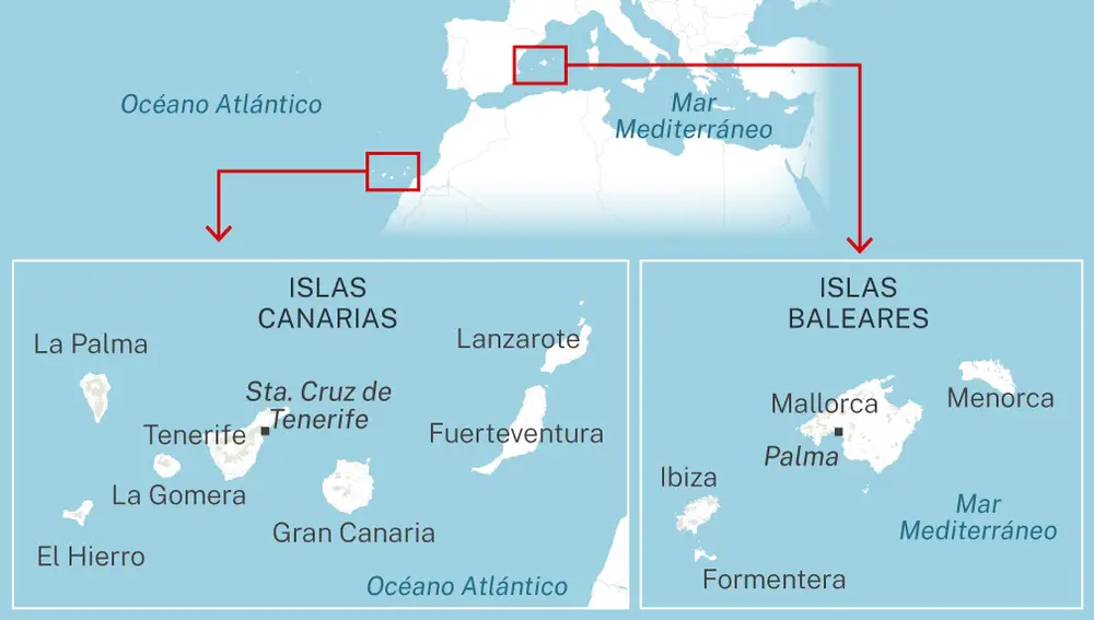 Canarias y Baleares