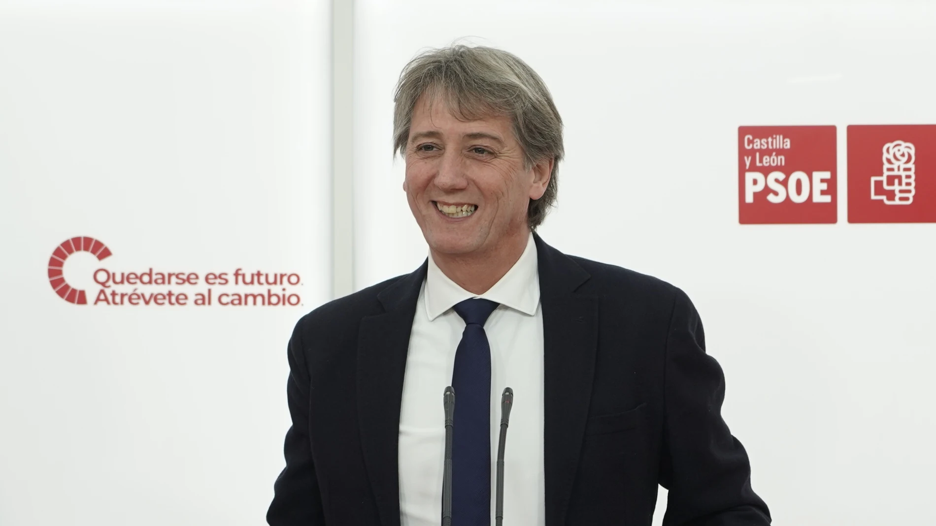 El secretario general del PSOECyL, Carlos Martínez