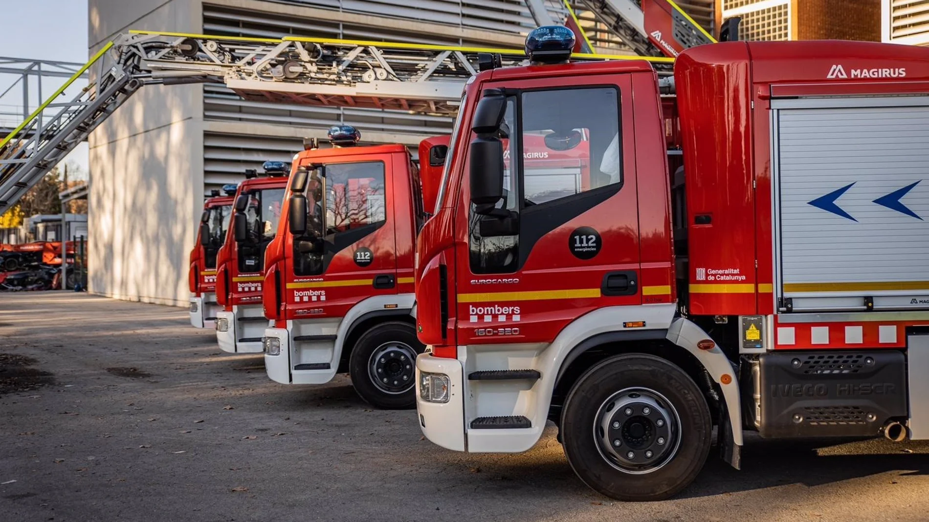 Dotaciones de Bomberos de la Generalitat