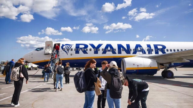 Un avión de Ryanair