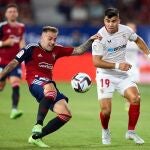 Rubén Peña con Osasuna