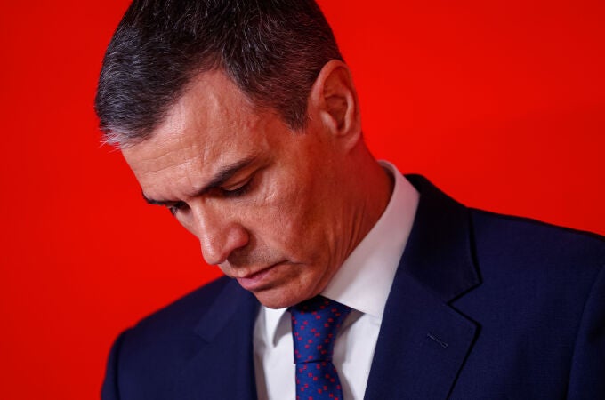 El presidente del Gobierno, Pedro Sánchez, esta tarde