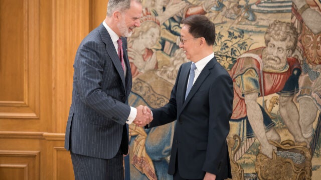 El Rey recibe al vicepresidente de la República Popular de China, Han Zheng