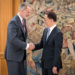 El Rey recibe al vicepresidente de la República Popular de China, Han Zheng
