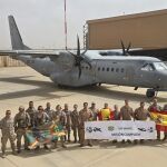 Último contingente militar del destacamento "Marfil" en Senegal