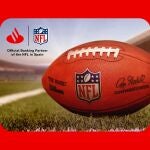 Santander, banco oficial de la NFL en España