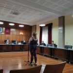 La acusada declarando durante el juicio