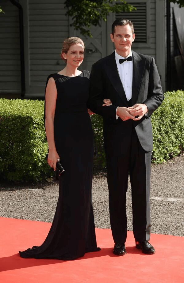 Infanta Cristina en la preboda de Victoria y Daniel de Suecia.