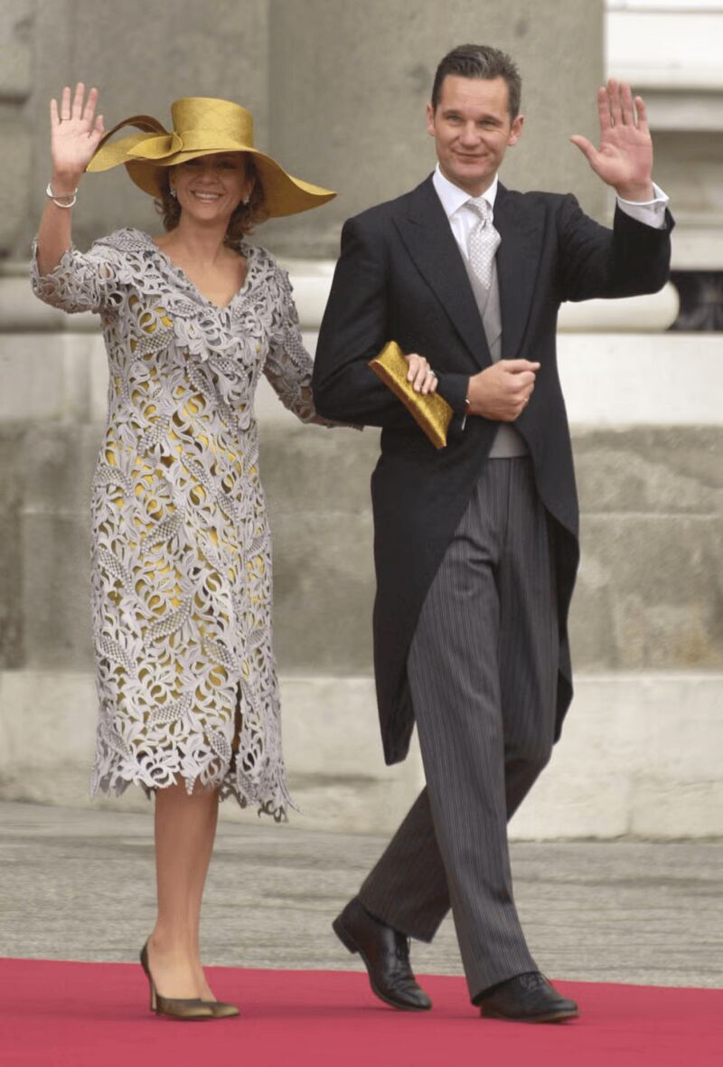 Infanta Cristina en la boda del Rey Felipe VI y la Reina Letizia.