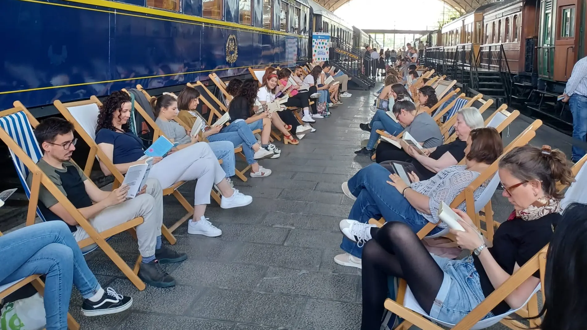 Una imagen de la reciente edición de la Fiesta de la Lectura en Madrid