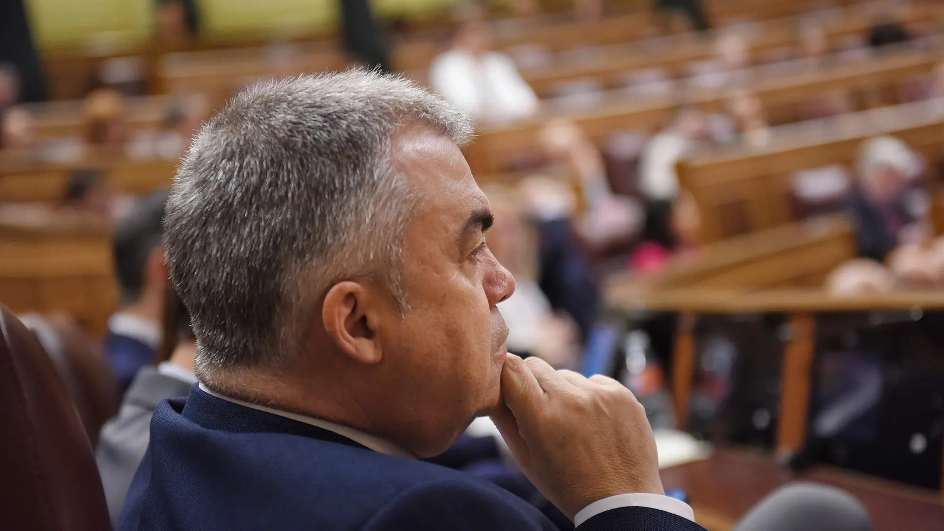AMP.- Santos Cerdán se mantiene como diputado del Grupo Socialista un día después de anunciarse su dimisión