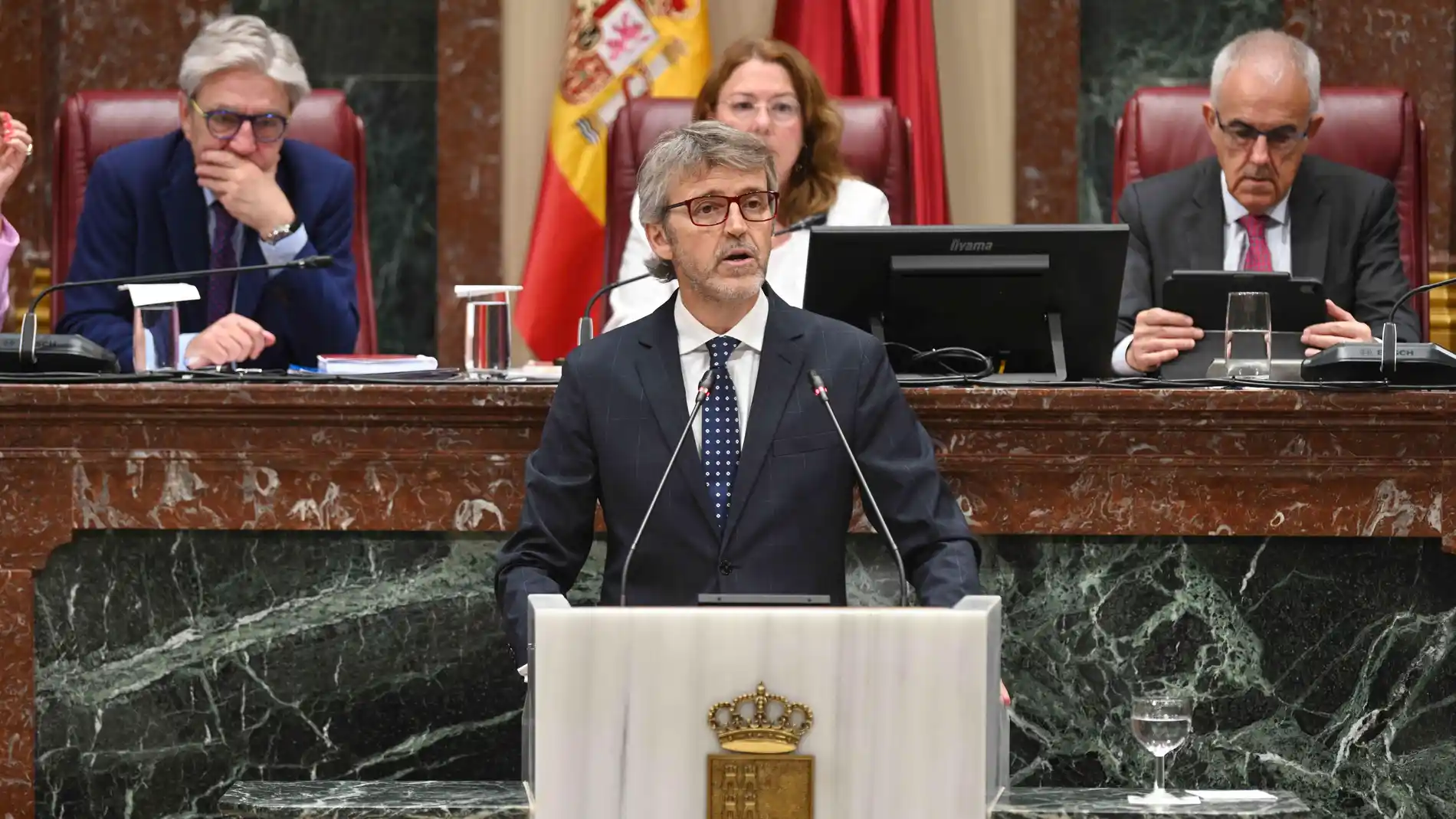 El consejero de Economía, Hacienda y Fondos Europeos, Luis Alberto Marín