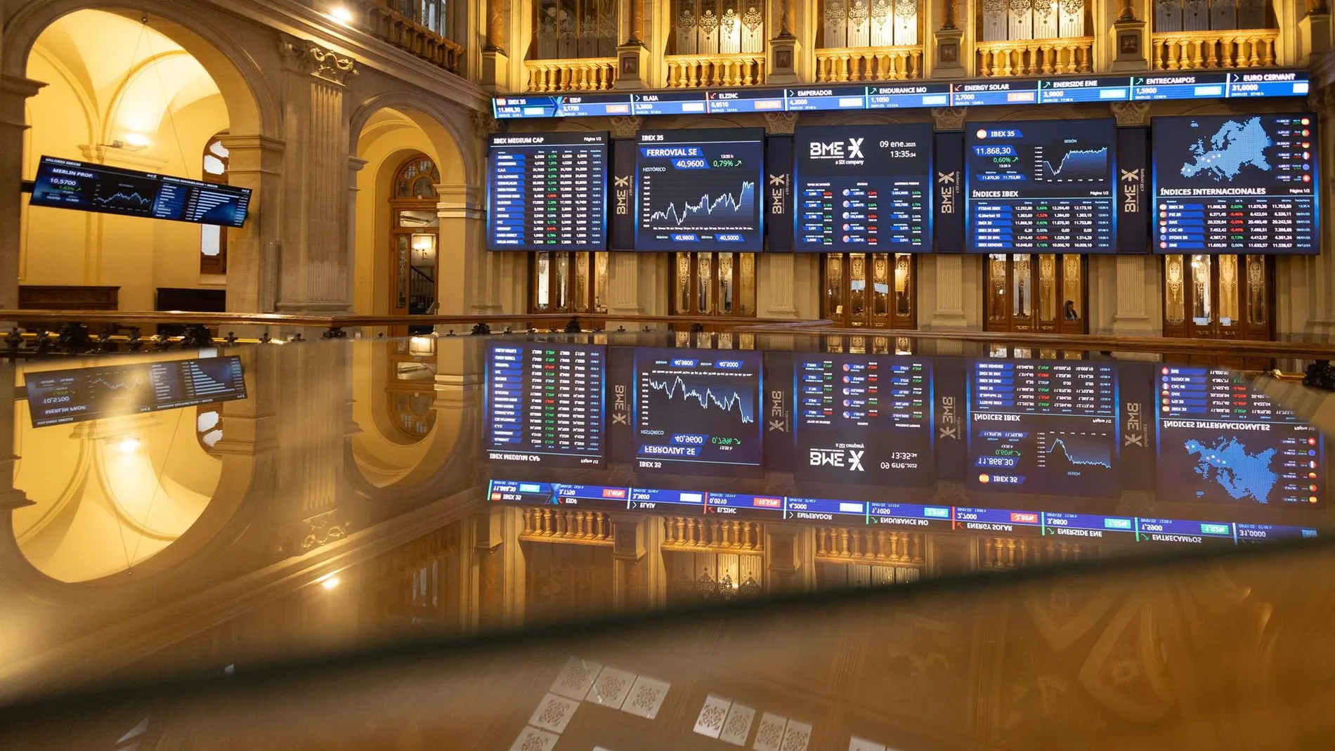 Economía/Bolsa.- El Ibex 35 pierde más de un 2% en una semana y cae a los 13.900 enteros por las tensiones geopolíticas