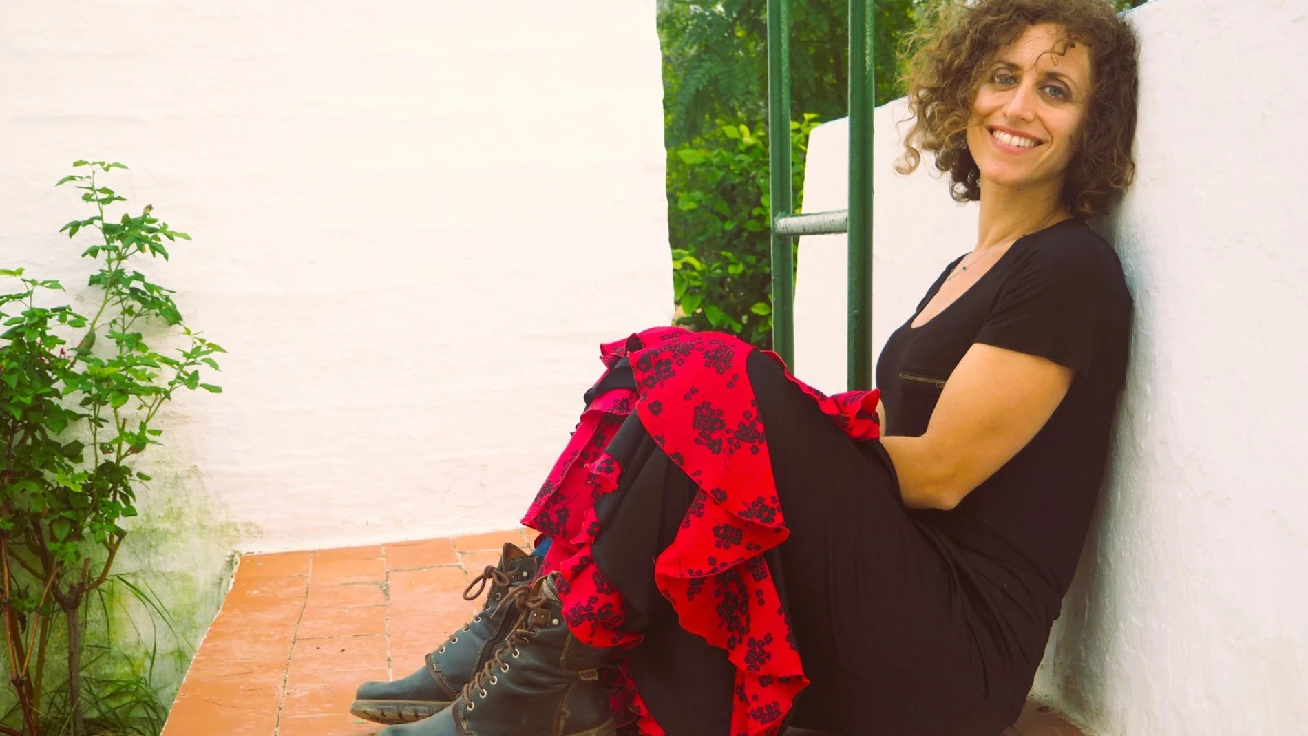 La artista María Jesús Cortés