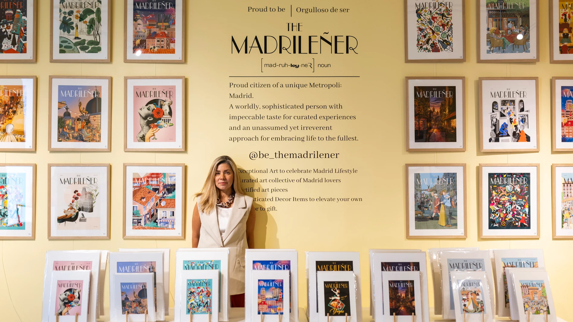 Madrileñer, venta de ilustraciones de varios artistas inspiradas en Madrid.