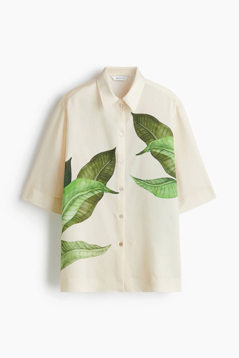 Camisa estampada.