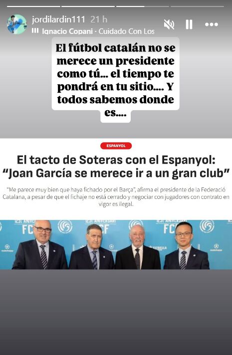 Mensaje publicado por Jordi Lardín