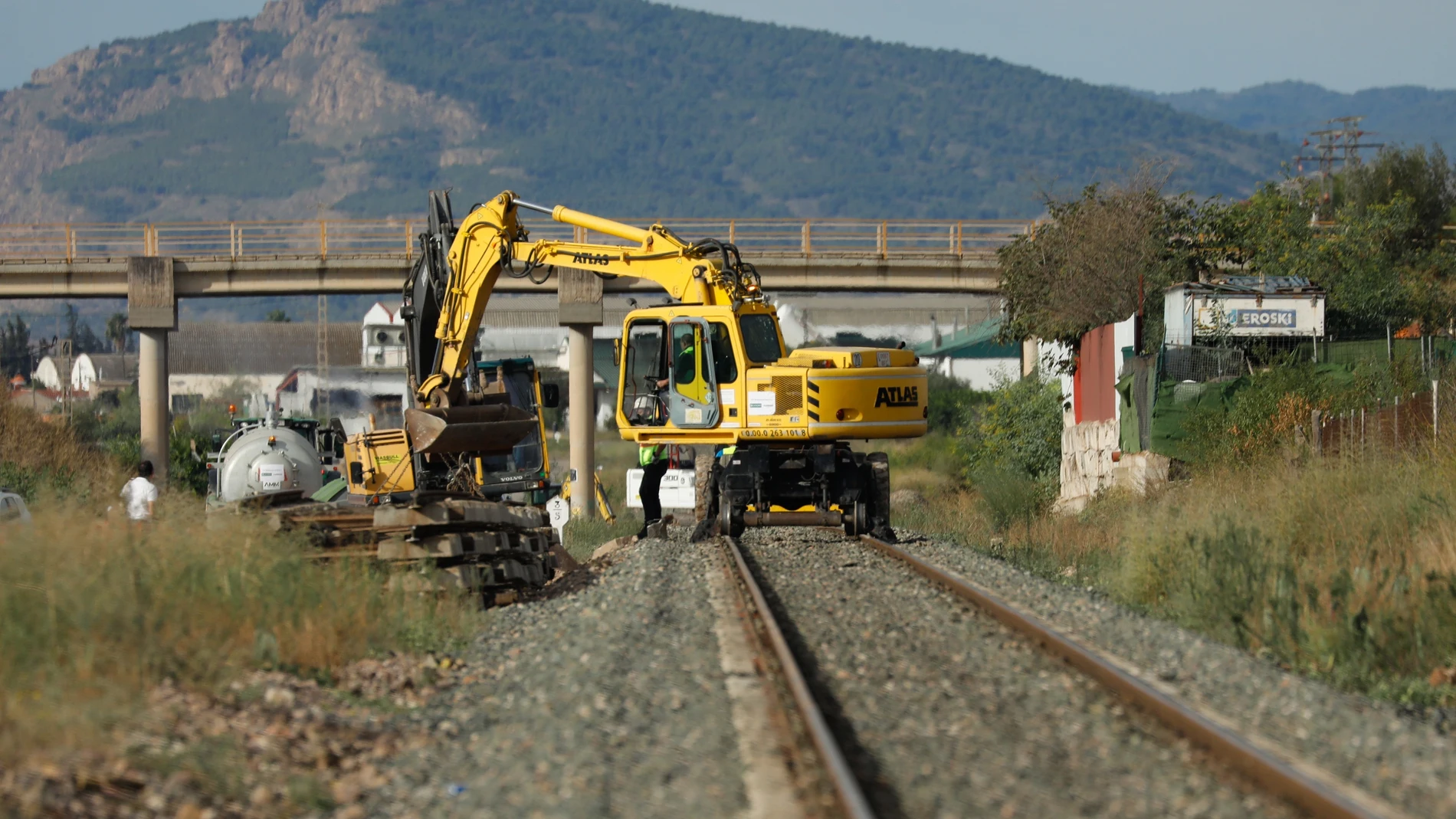 Trabajos de Adif en Alcantarilla para la conexión en Ave Murcia-Almería en alta velocidad