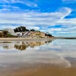 Una de las idílicas playas de El Puerto de Santa María