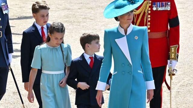 Kate Middleton en el Trooping the Colour. 