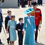 Kate Middleton en el Trooping the Colour. 