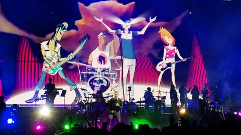 Imagen de la banda, en un concierto en Nueva York