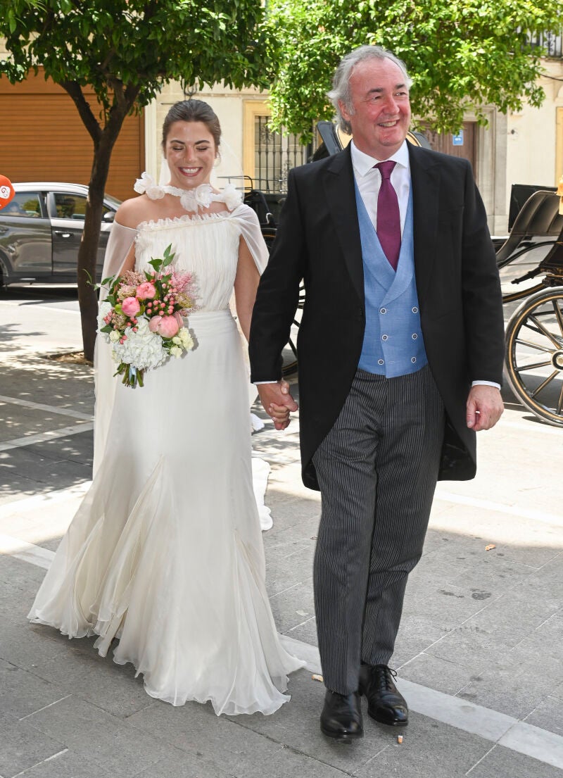 Vestido de novia de Leticia Fernández de Villavicencio.