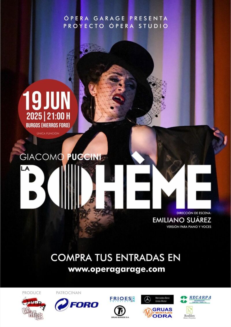 "La Boheme" en versión Ópera Garage regresa a Burgos
