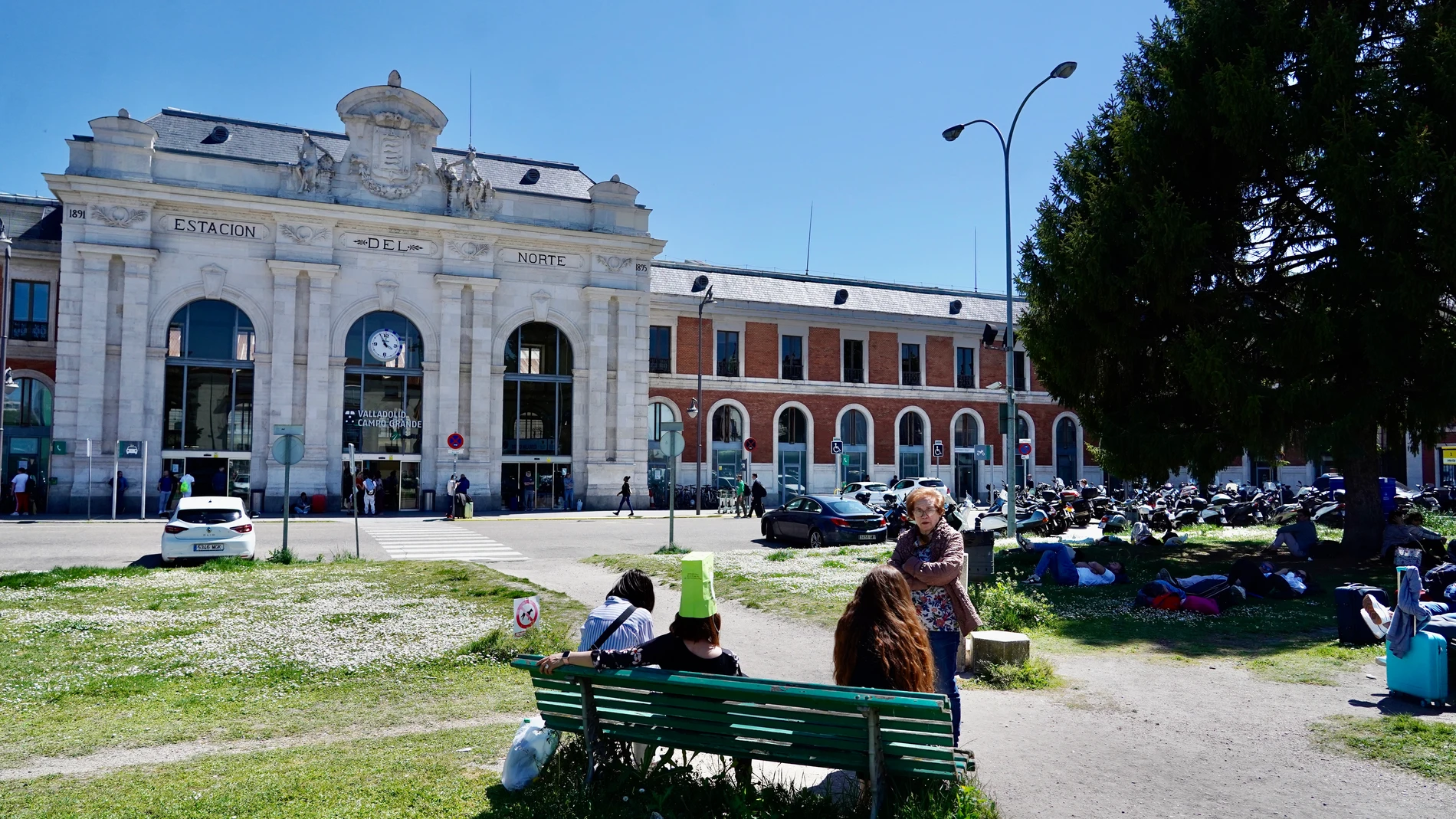 Exterior de la estación de trenes Valladolid-Campo Grande