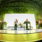 El grupo, anoche, en Madrid