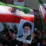 Anti-Israel rally in Tehran following the Israeli strikes