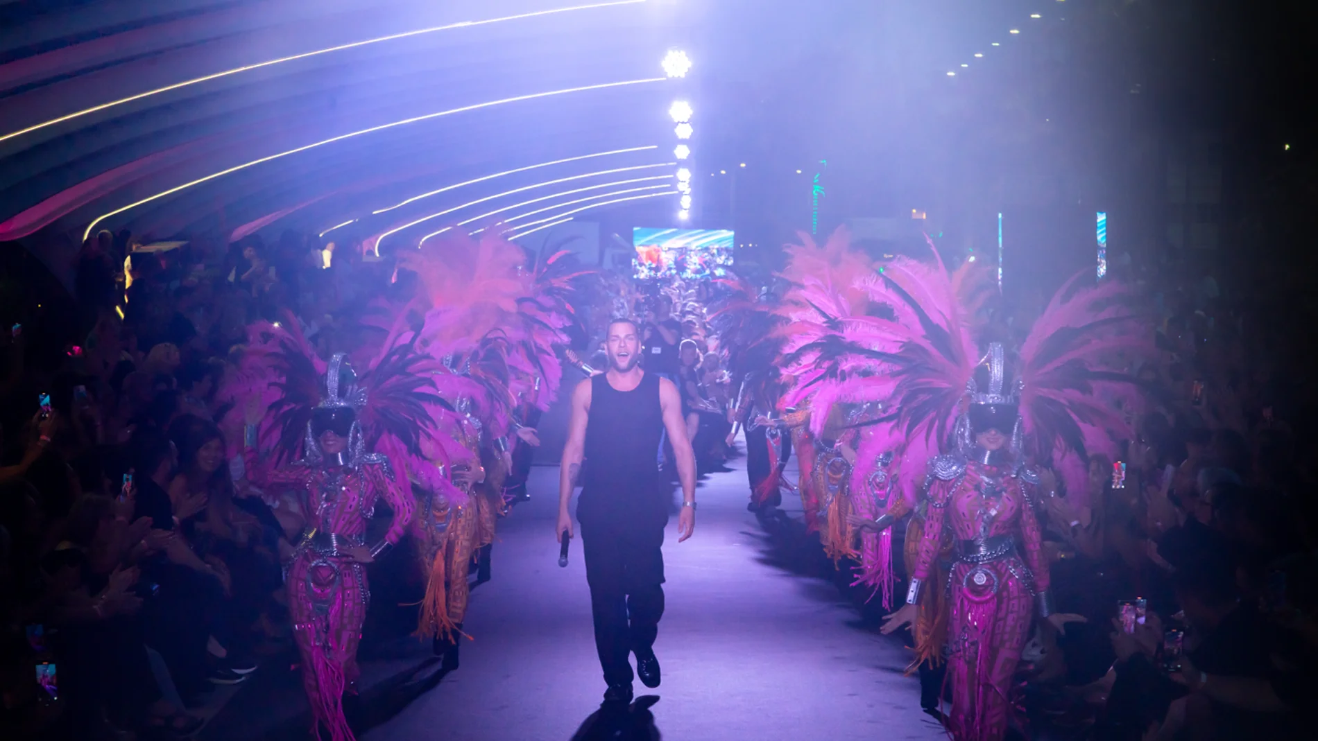 Eduardo Navarrete en el desfile del Torrevieja Weekend