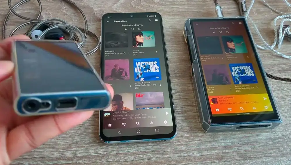 El smartphone sale perdiendo frente al DAC en lo que a calidad sonora respecta