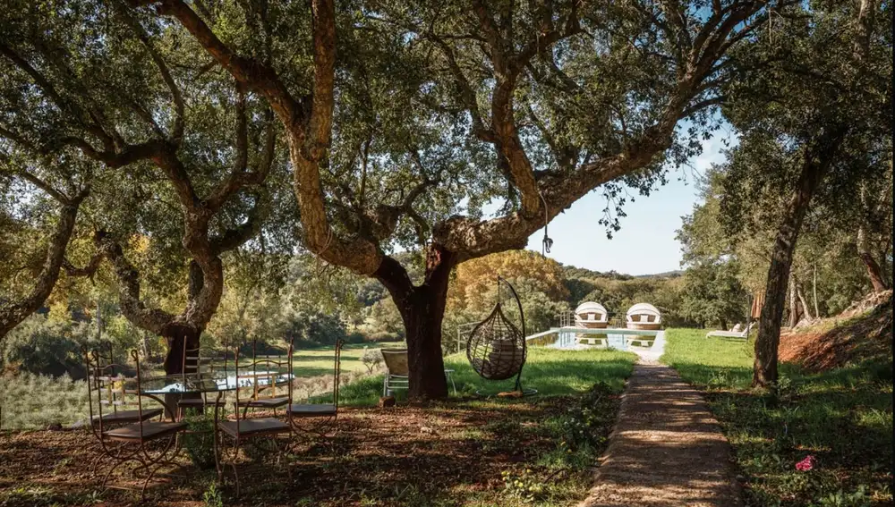 La casa rural cuenta con un espacio de desconexión único