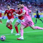 Leo Messi, durante el Al Ahly-Inter Miami del Mundial de Clubes
