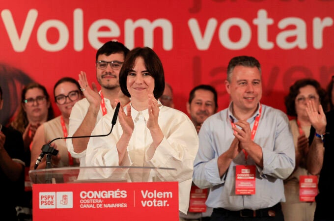La secretaria general del PSPV y ministra de Ciencia, Diana Morant, clausuró el congreso comarcal de La Costera –Canal de Navarrés