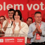 La secretaria general del PSPV y ministra de Ciencia, Diana Morant, clausuró el congreso comarcal de La Costera –Canal de Navarrés
