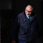 Salida de Koldo García del Tribunal Supremo tras su declaración. 